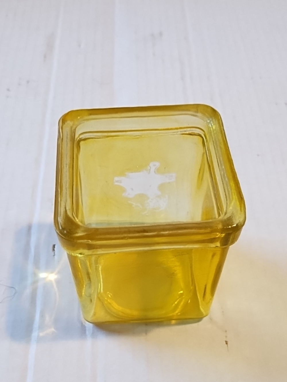 Decorative Glass and Ceramic Votive Set - Clear, Yellow, Light Green - Picture 12 of 16